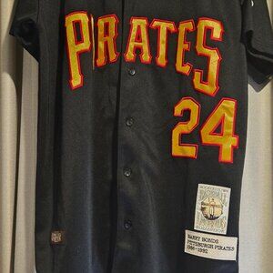 **Pittsburgh Pirates Barry Bonds #24 Baseball Cooperstown Jersey - Size 52**